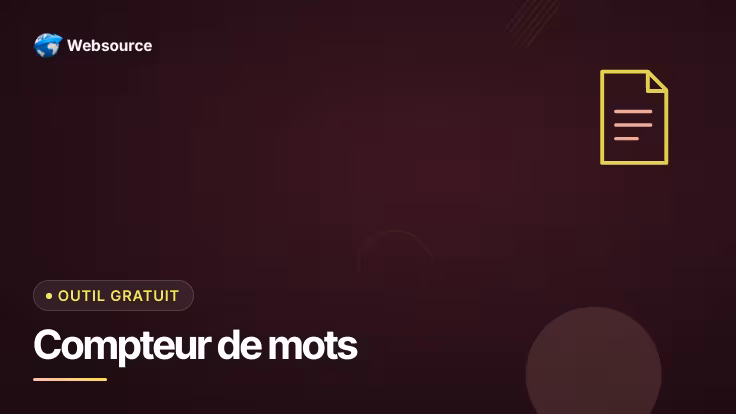 Compteur de mots en ligne gratuit, sans limite ni inscription
