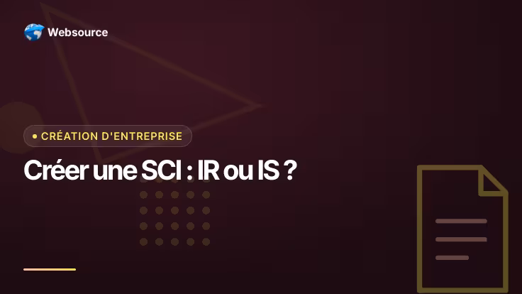Créer une SCI en 2026 : étapes, coût et choix entre SCI à l'IR ou à l'IS