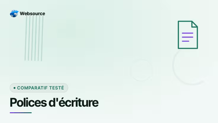 Les meilleurs sites de polices d'écriture en 2026 : notre comparatif testé