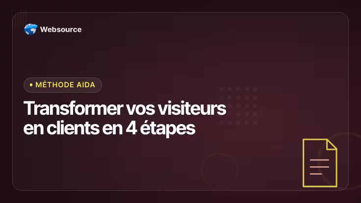 Méthode AIDA : transformer vos visiteurs en clients en 4 étapes