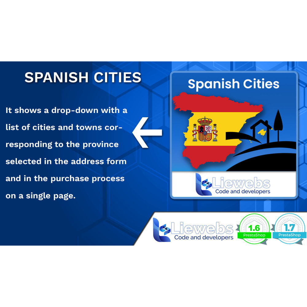 Module Spanish Cities (Spanish cities, towns, villages)