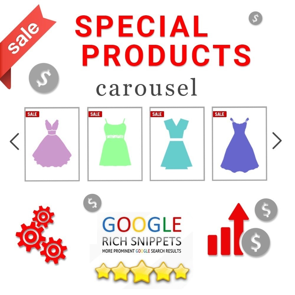 Module Special products carousel with Google Rich Snippets