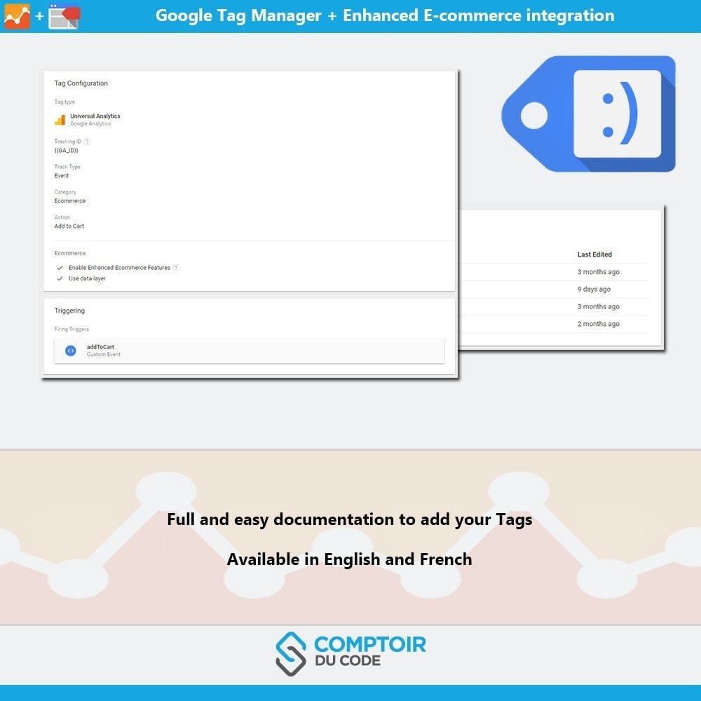 Module Google Tag Manager Enhanced Ecommerce (UA) - PRO