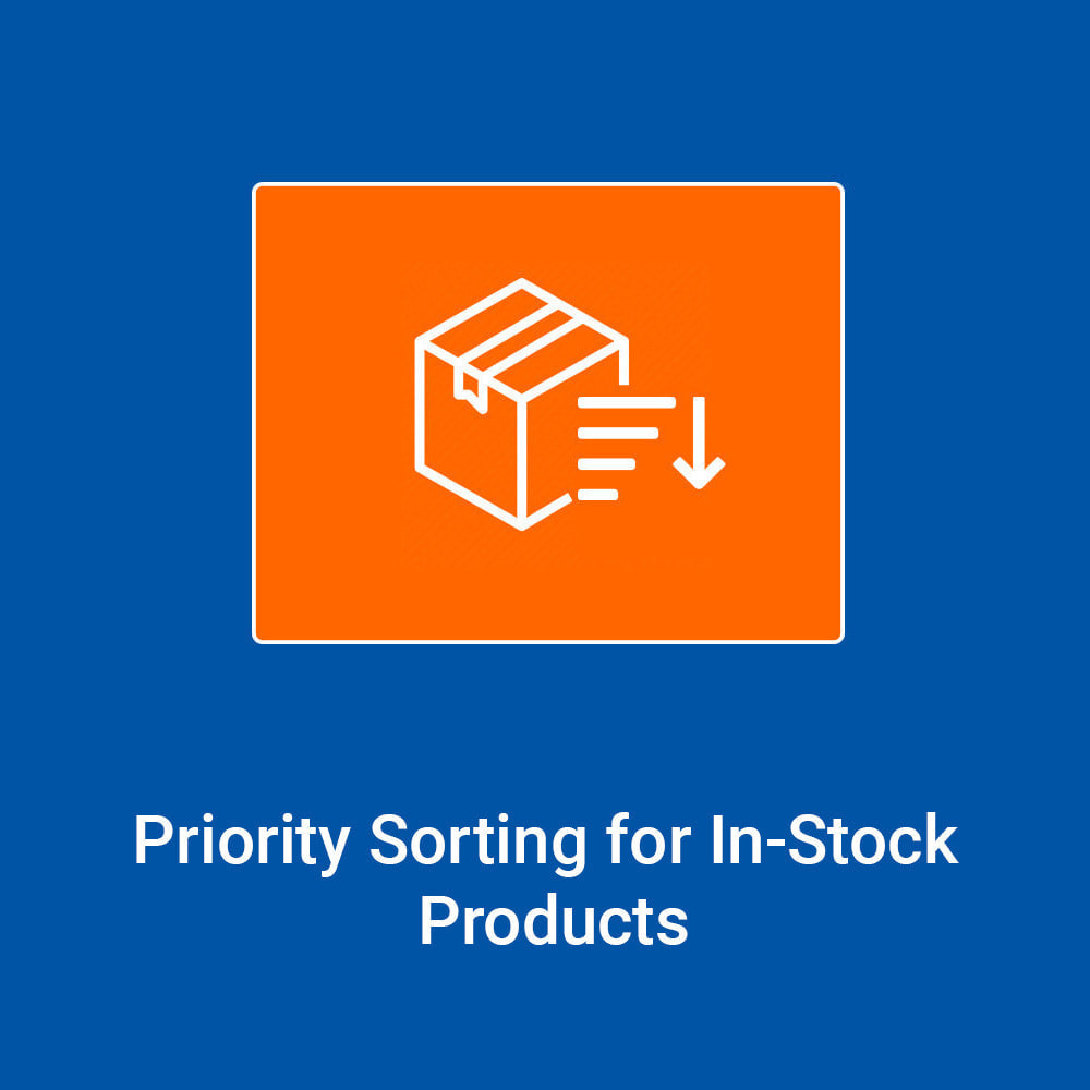 Module Priority Sorting for In-Stock Products