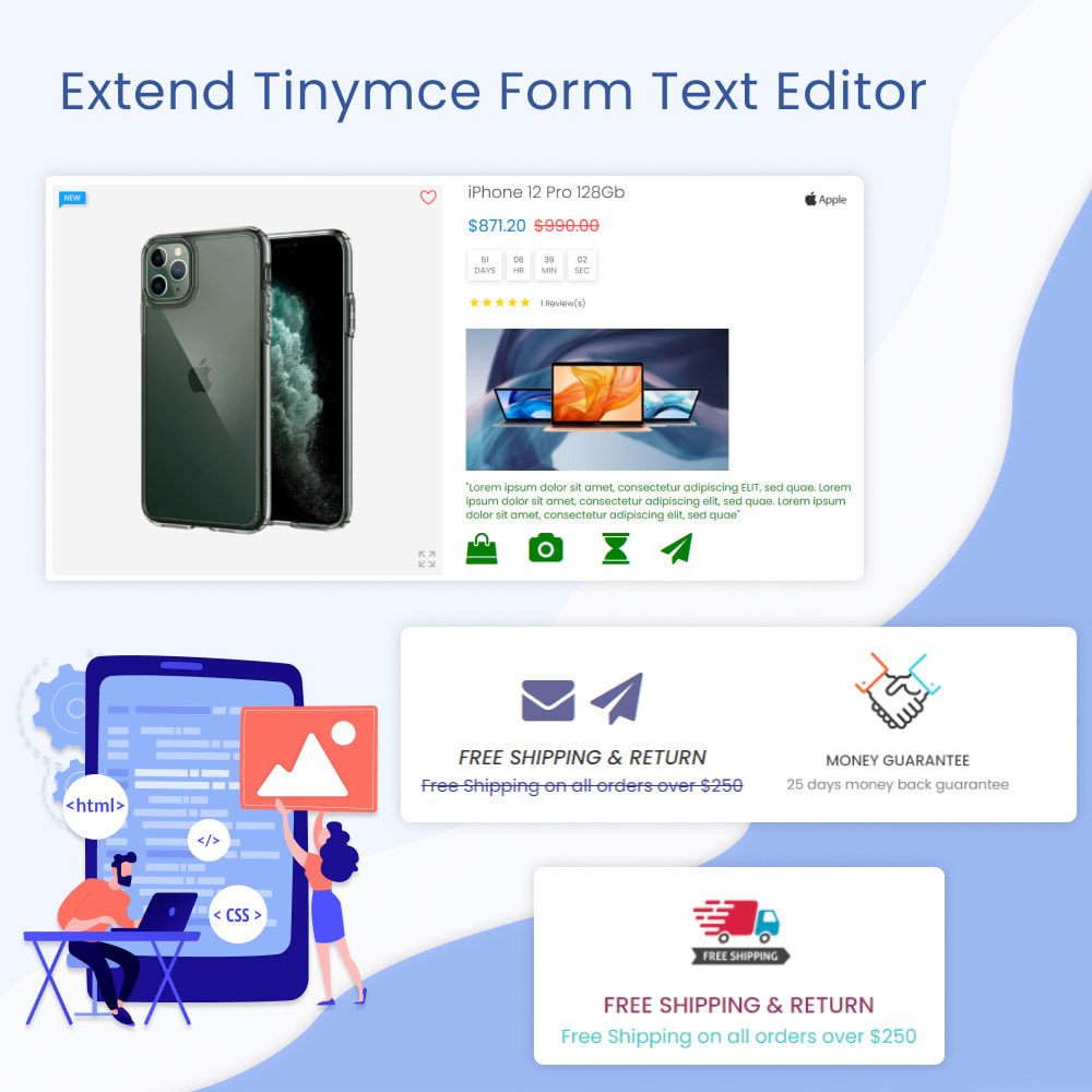 Module Extend Tinymce Form Text Editor