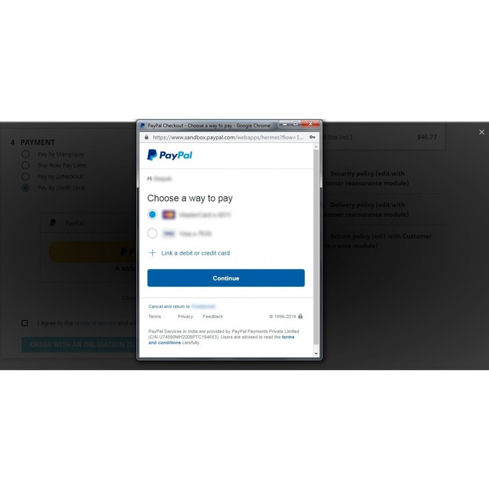 Module Braintree Payment Method With Refund & Paypal