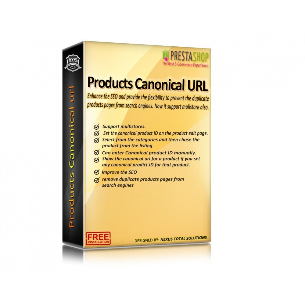 Module Products Canonical url