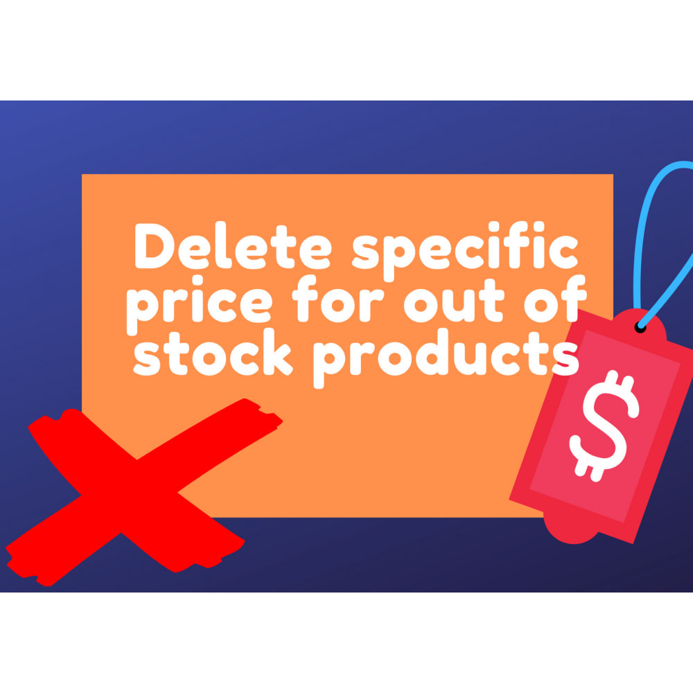 Module Bulk delete specific prices for out of stock products
