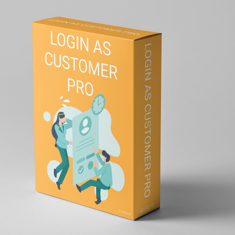 Module Login as customer PRO