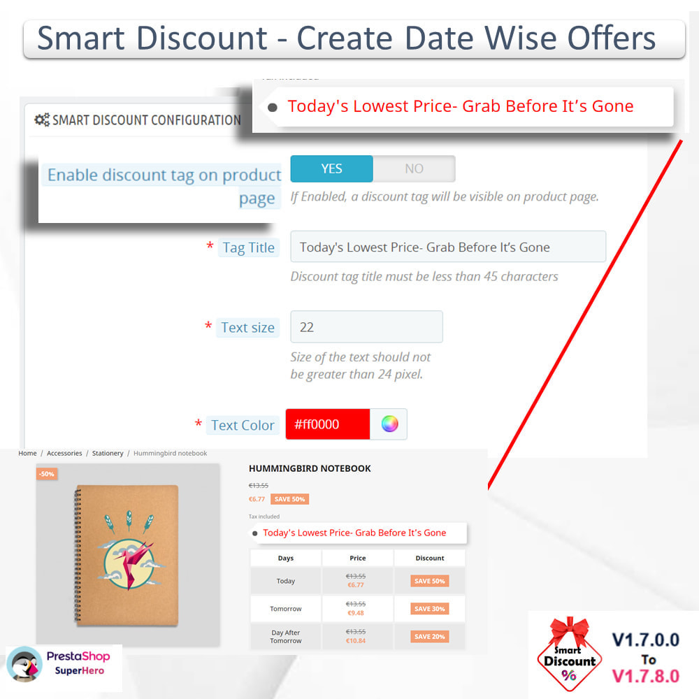 Module Smart Discount - Create Date Wise Offers