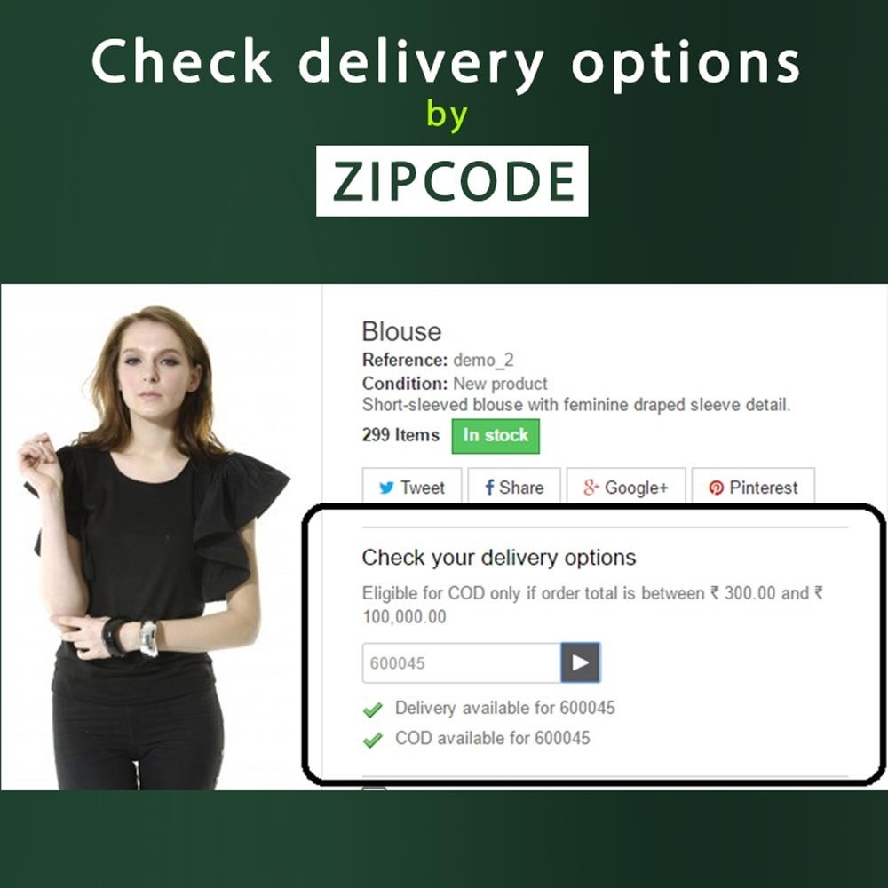 Module Cash on Delivery COD & Shipping Fee by Zipcode, Product