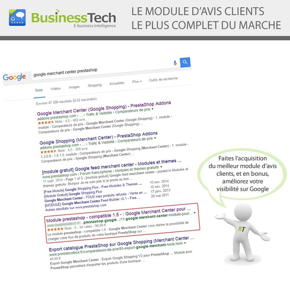 Module Notes et Avis Clients Pro + Google Rich Snippets