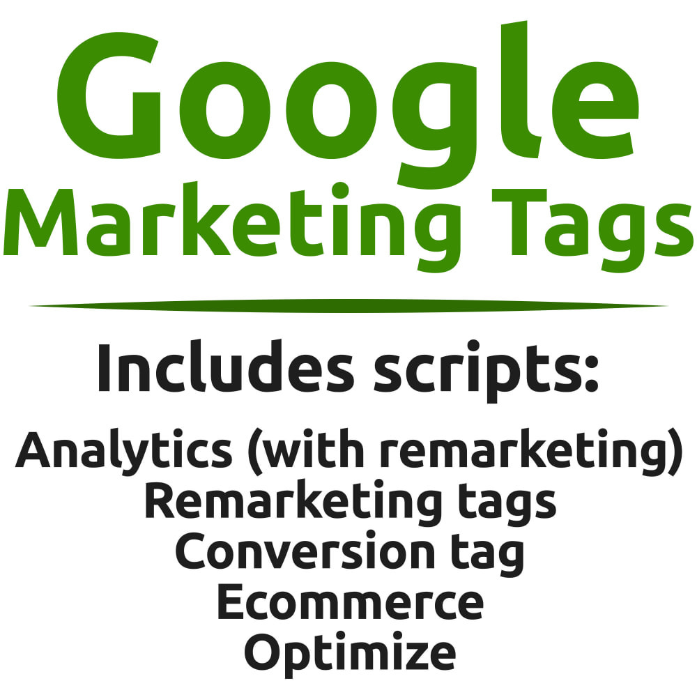 Module Google Marketing Tags (GA4, API, GDPR...)
