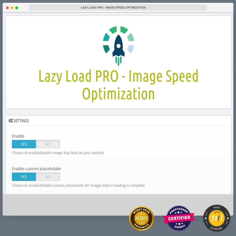 Module Lazy Load PRO - Image Speed Optimization