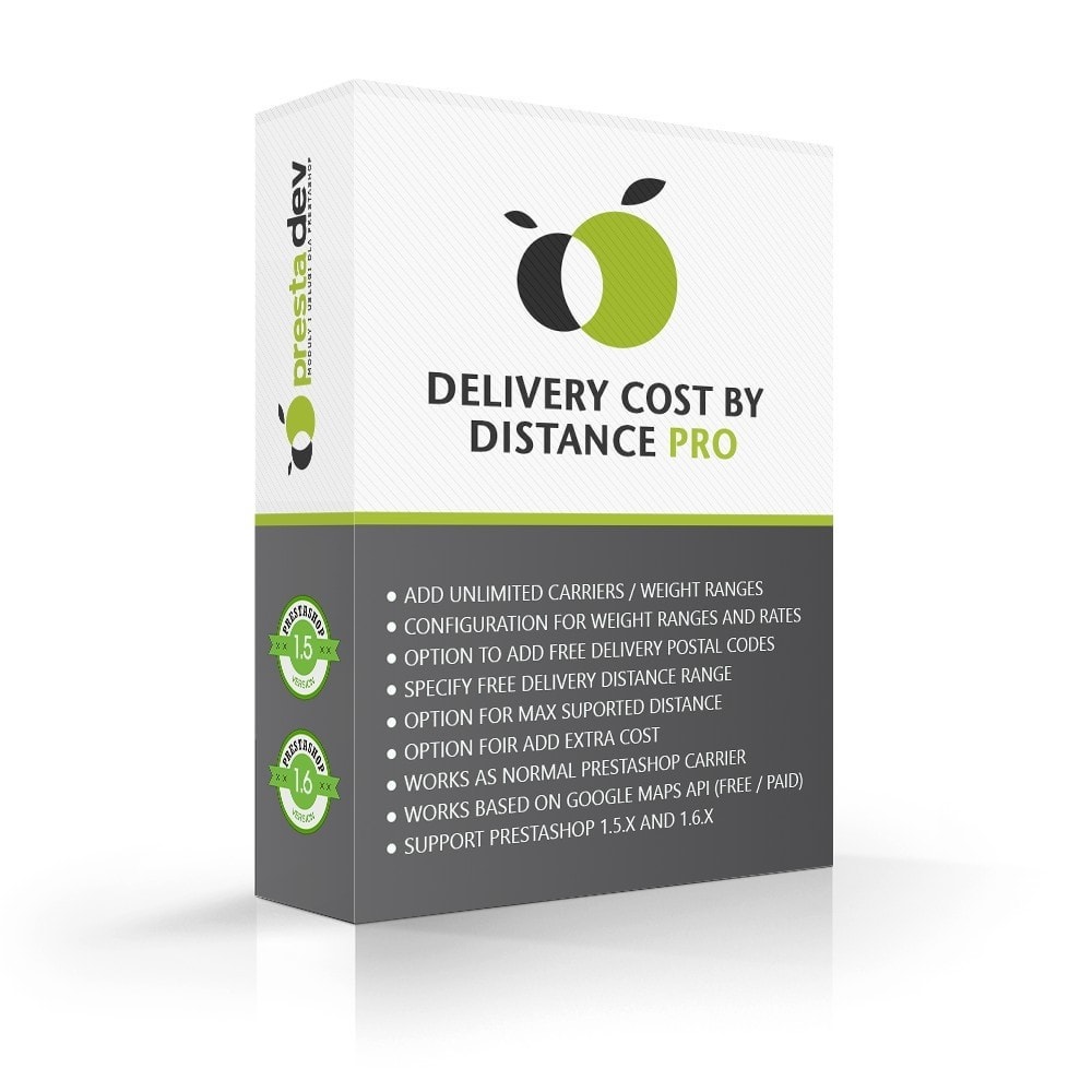 Module Delivery cost by distance Pro
