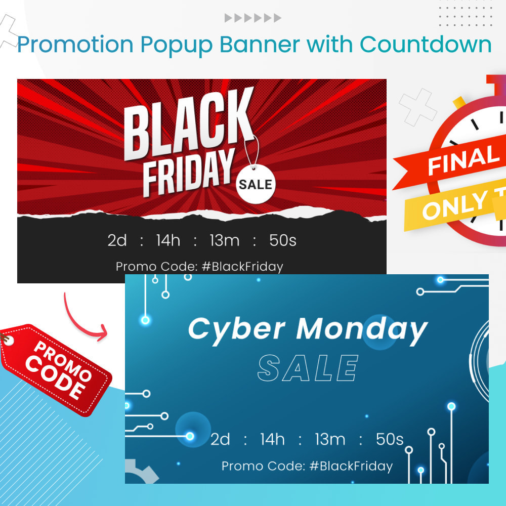Module Promotion Popup Banner with CountDown