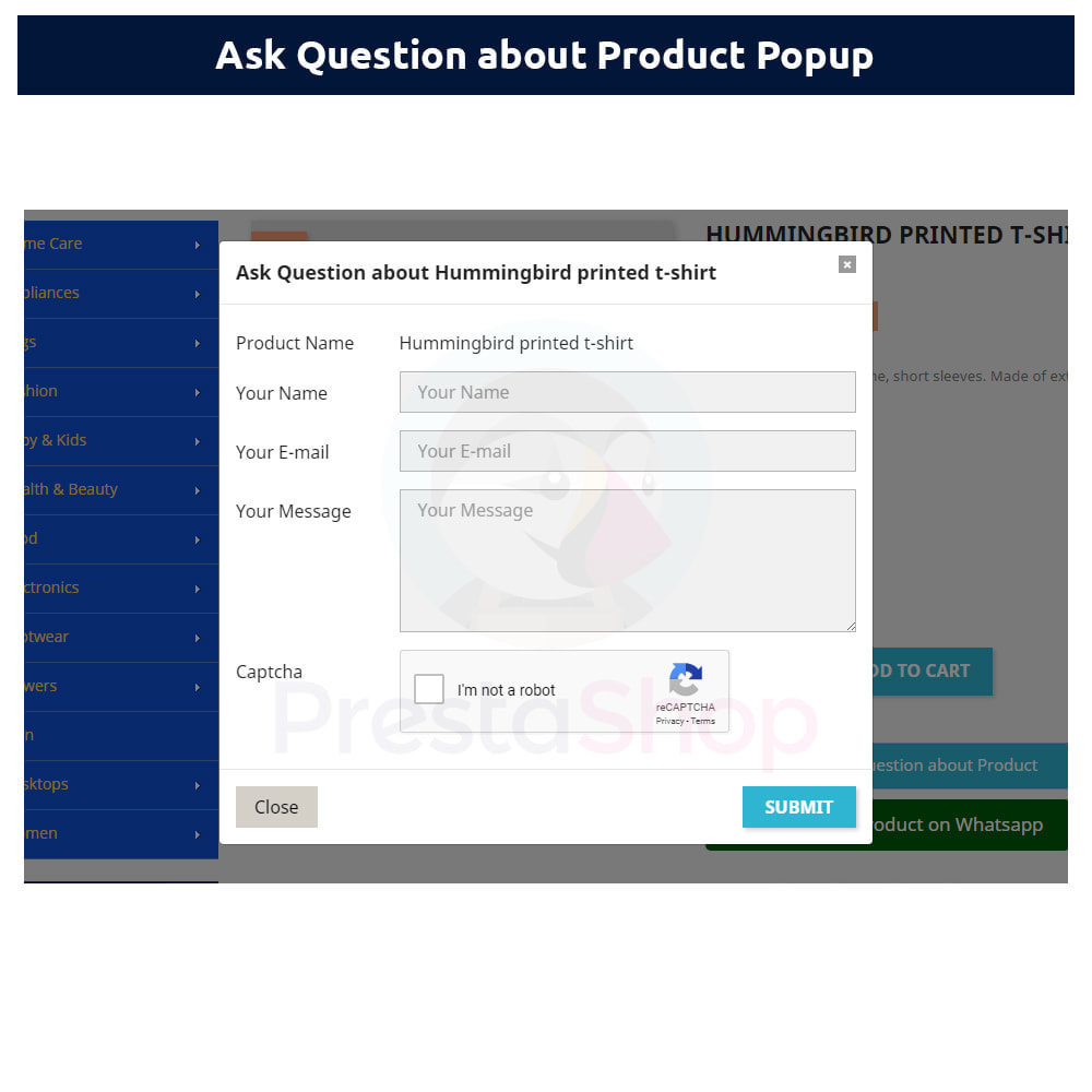 Module Ask Question about Product