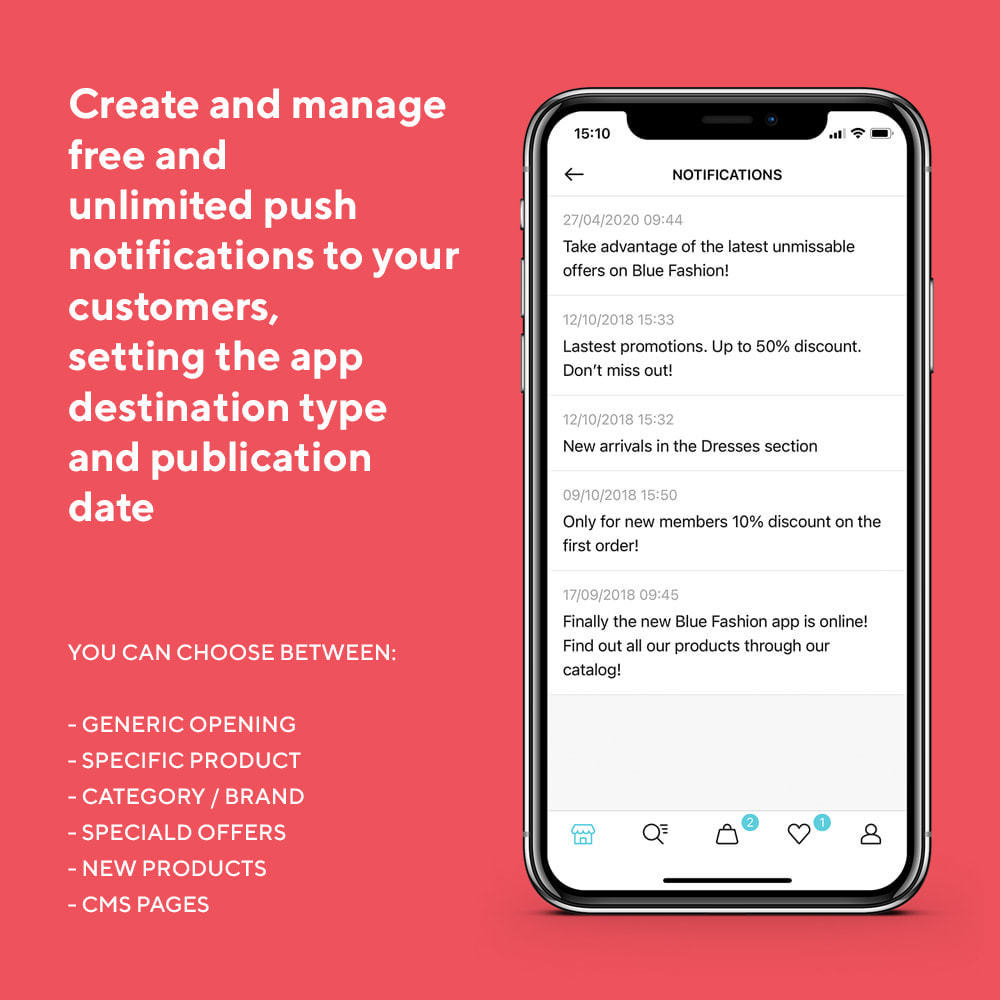 Module Application native pour iOS et Android