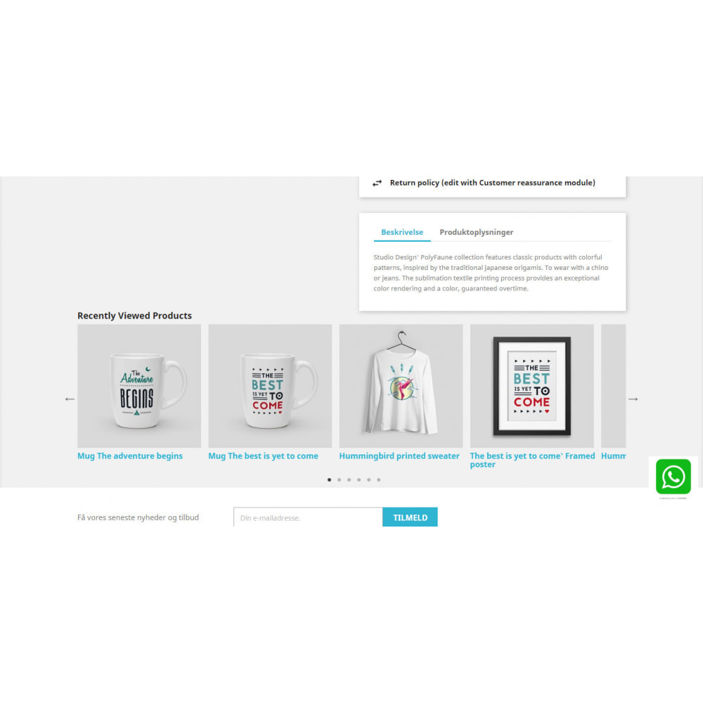 Module Recently Viewed Products - Carousel and Responsive