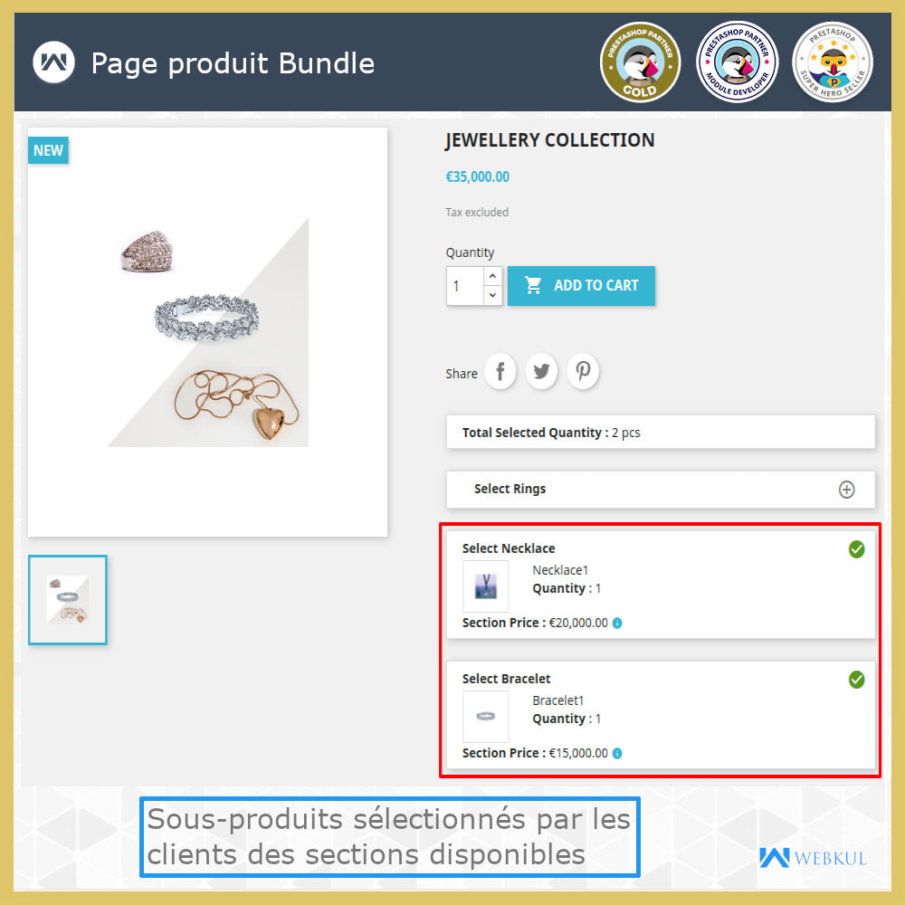 Module Produit Bundle | Pack Produits