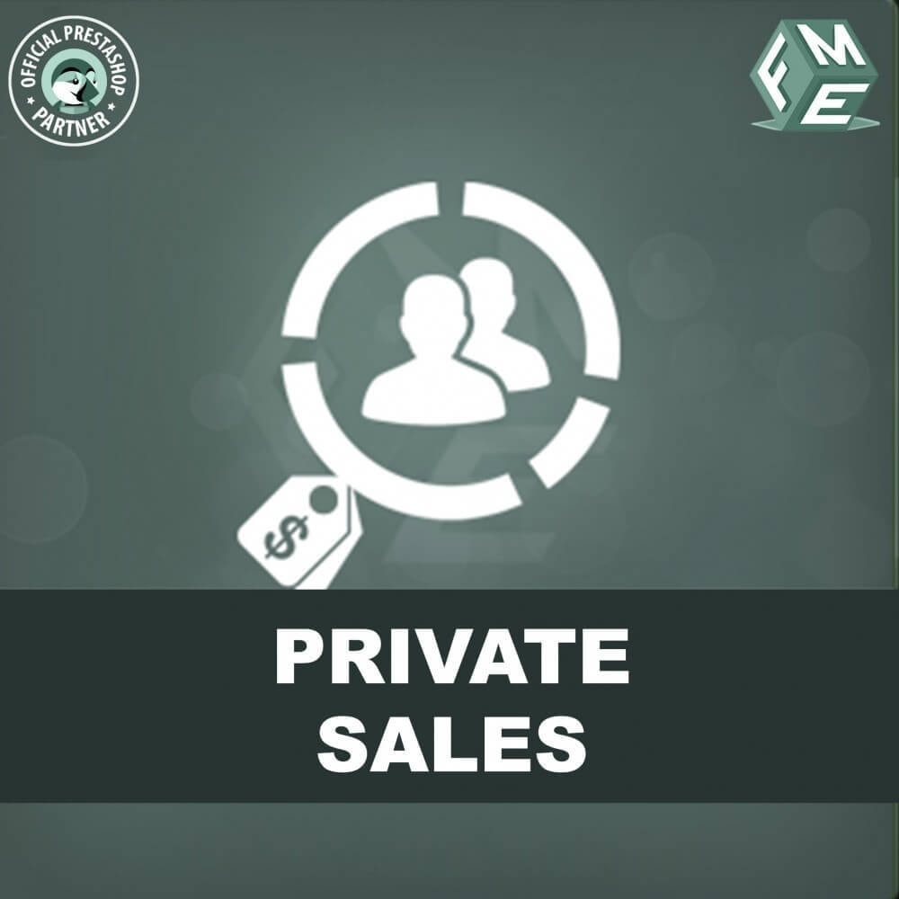 Module Catégorie privée, vente pour groupes de clients VIP