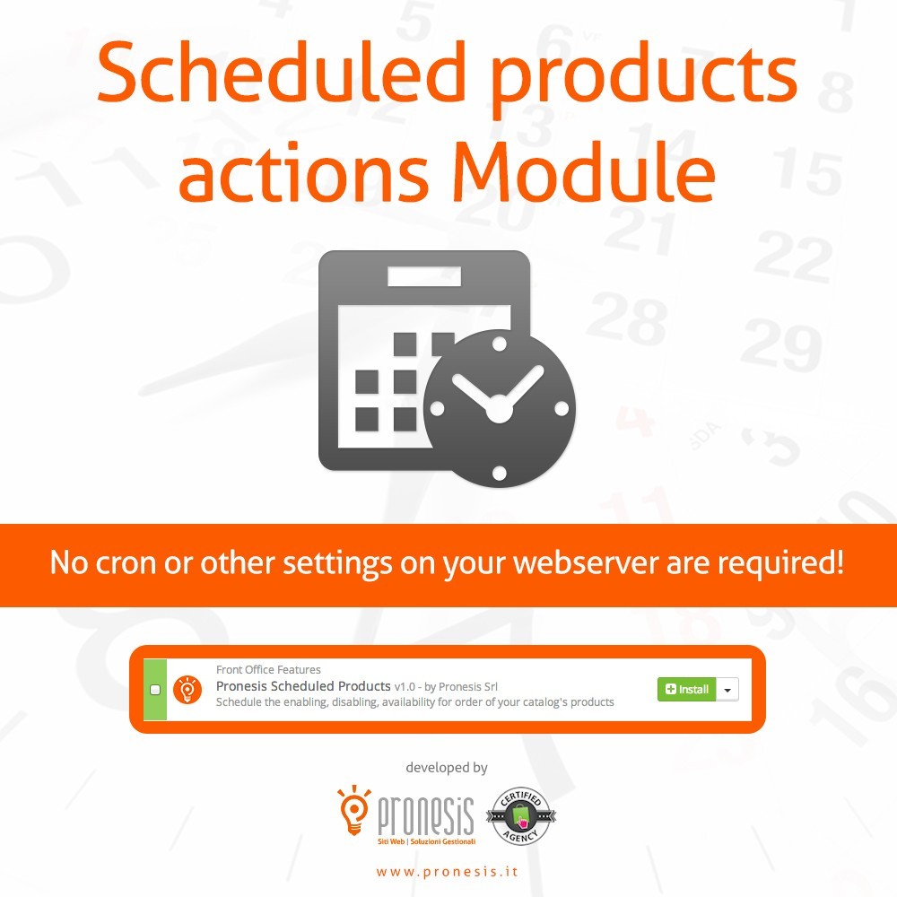 Module Scheduled Products Publishing Actions