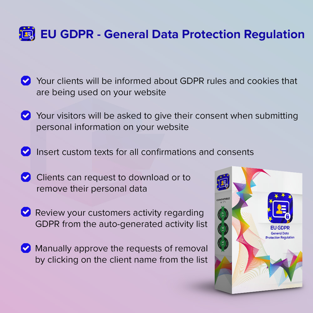 Module EU GDPR - General Data Protection Regulation
