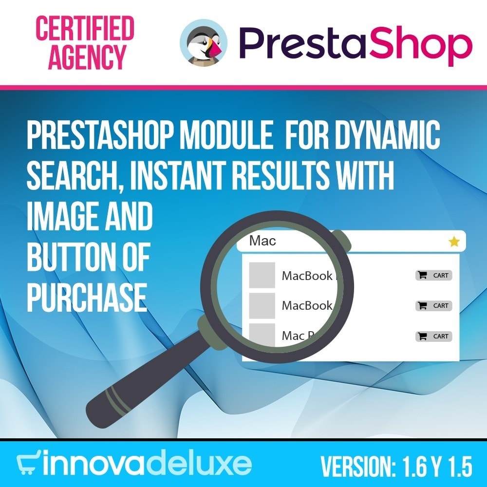 Module Dynamic quick search with image and add to cart icon
