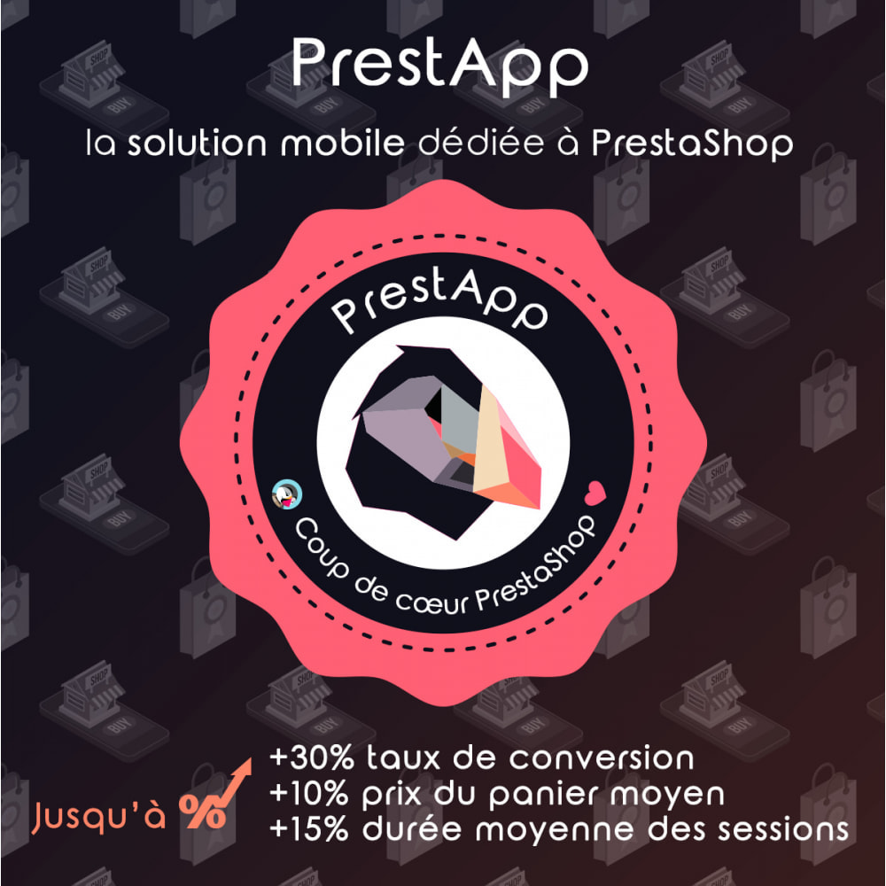 Module PrestApp - Thème Site Mobile & Notifications Push