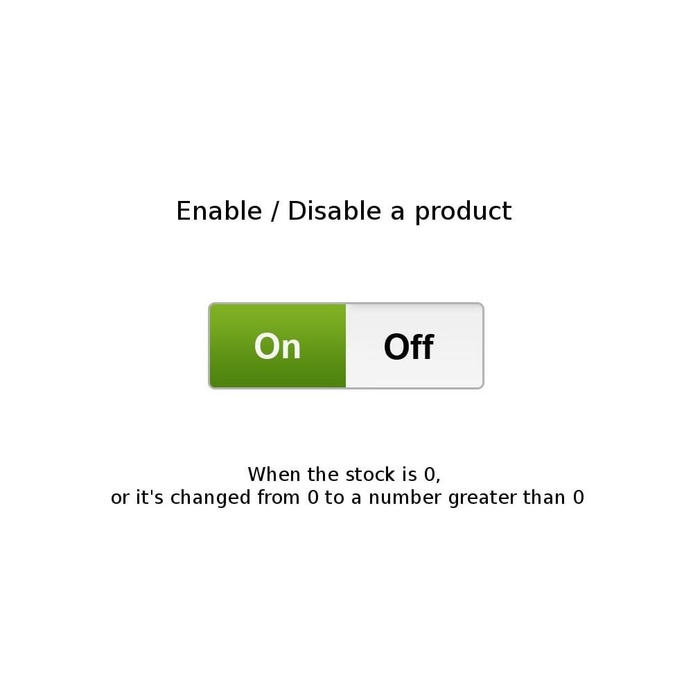 Module Enable-disable product when stock changes