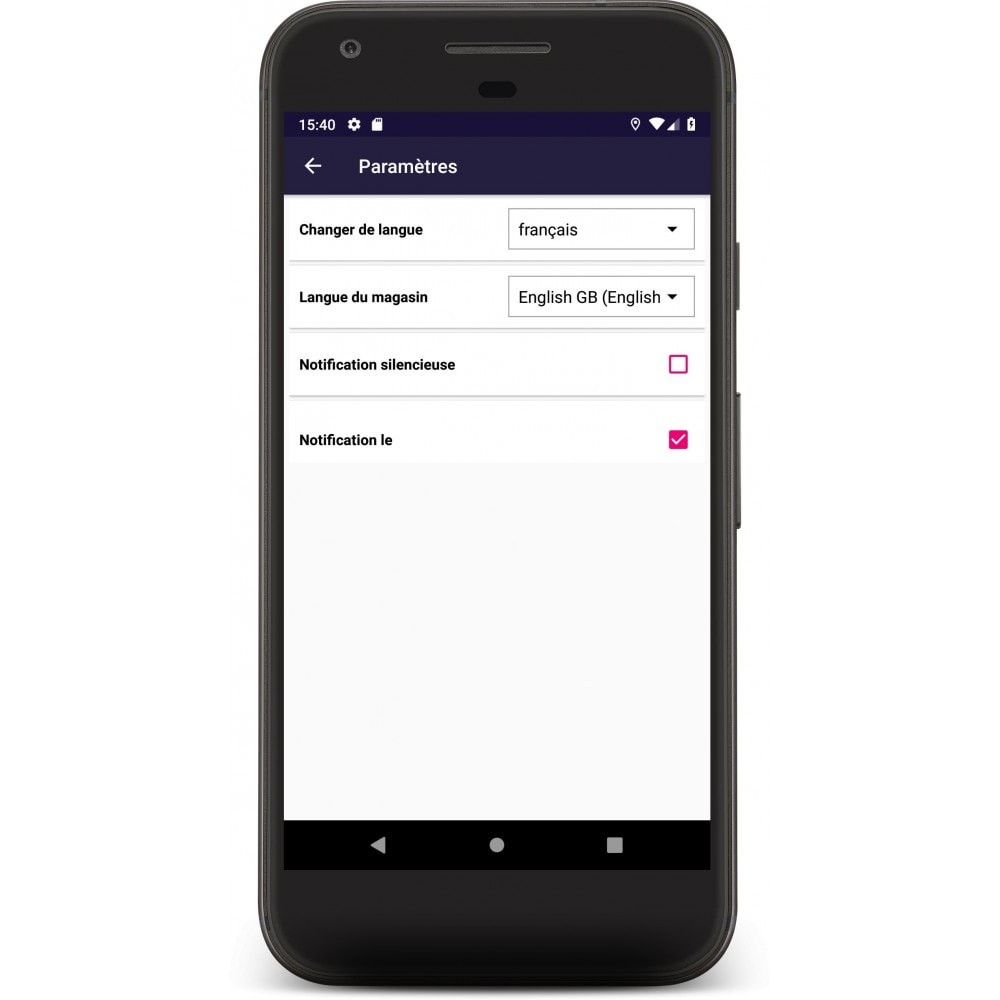 Module Admin Mobile App