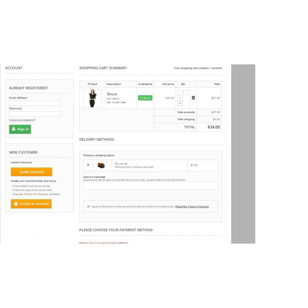 Module One Step Checkout