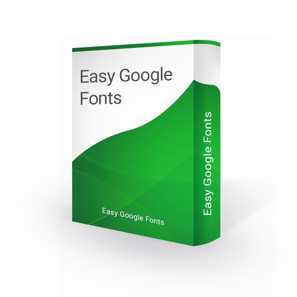 Module Google Fonts Typography & Design