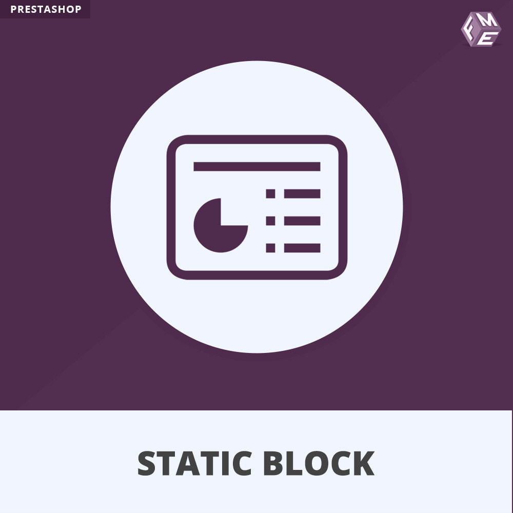 Module Blocs Statiques - Ajouter HTML, Texte, Blocs de Média