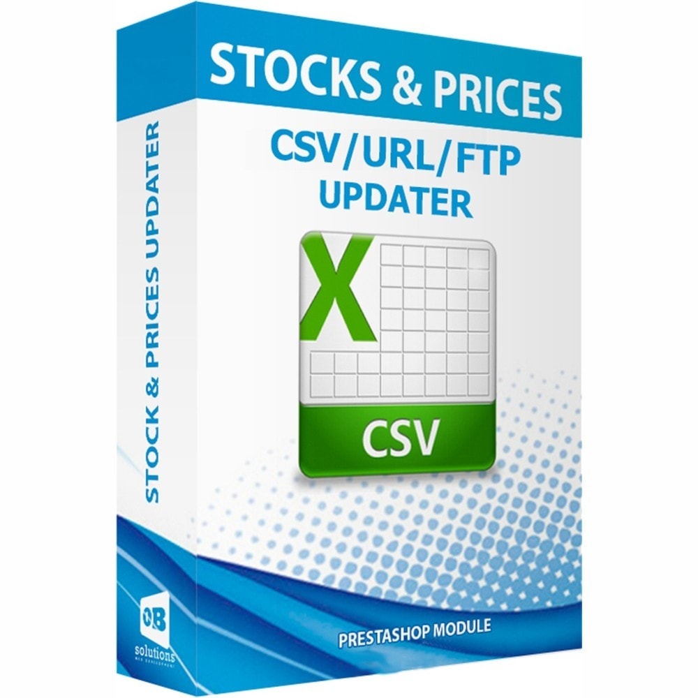 Module Stock and prices updater via CSV / URL / FTP + Alerts