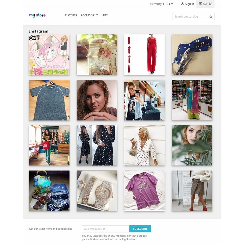 Module Instagram Feed Carousel or Gallery with NEW API