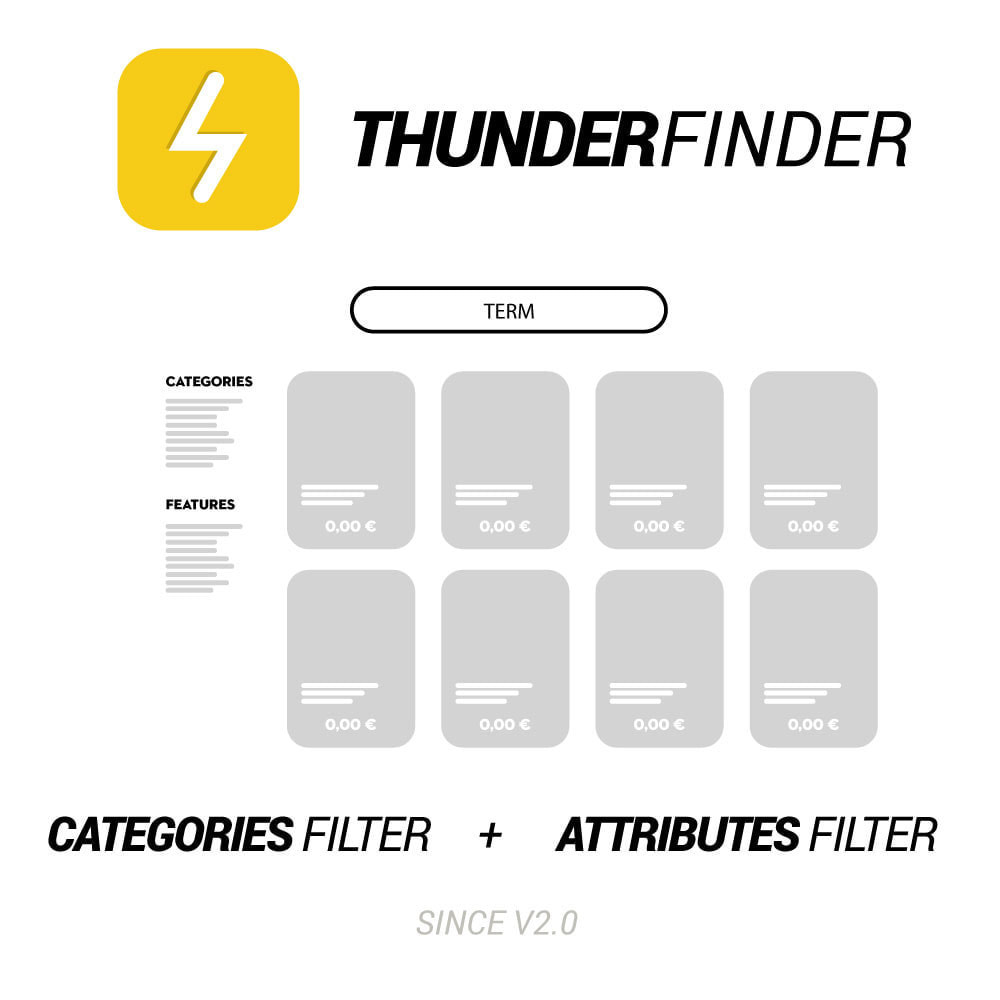 Module ThunderFinder Instant Recherche