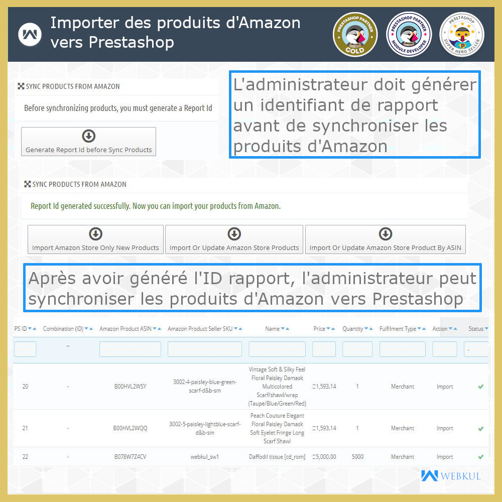 Module Connecteur Amazon