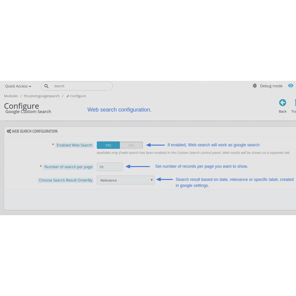 Module Google Custom Search Engine Pro