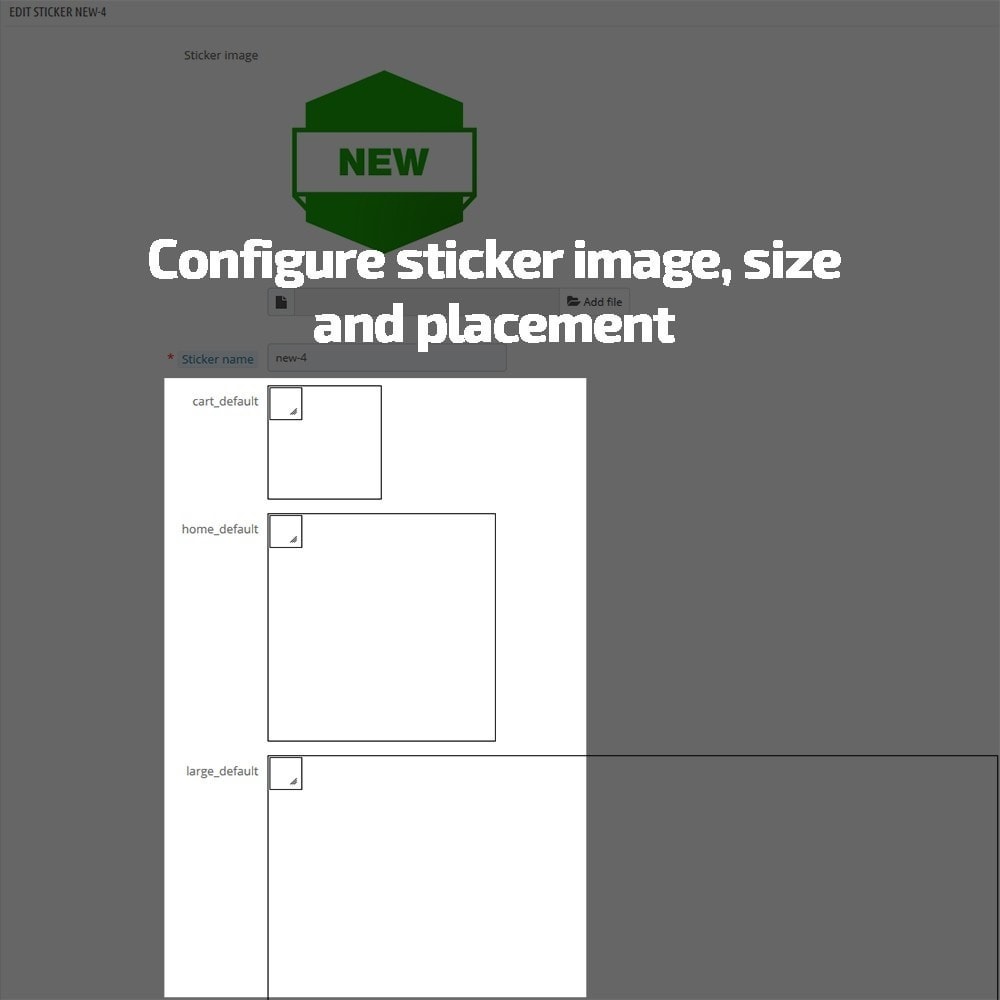 Module AN Stickers & Labels for Products Pro