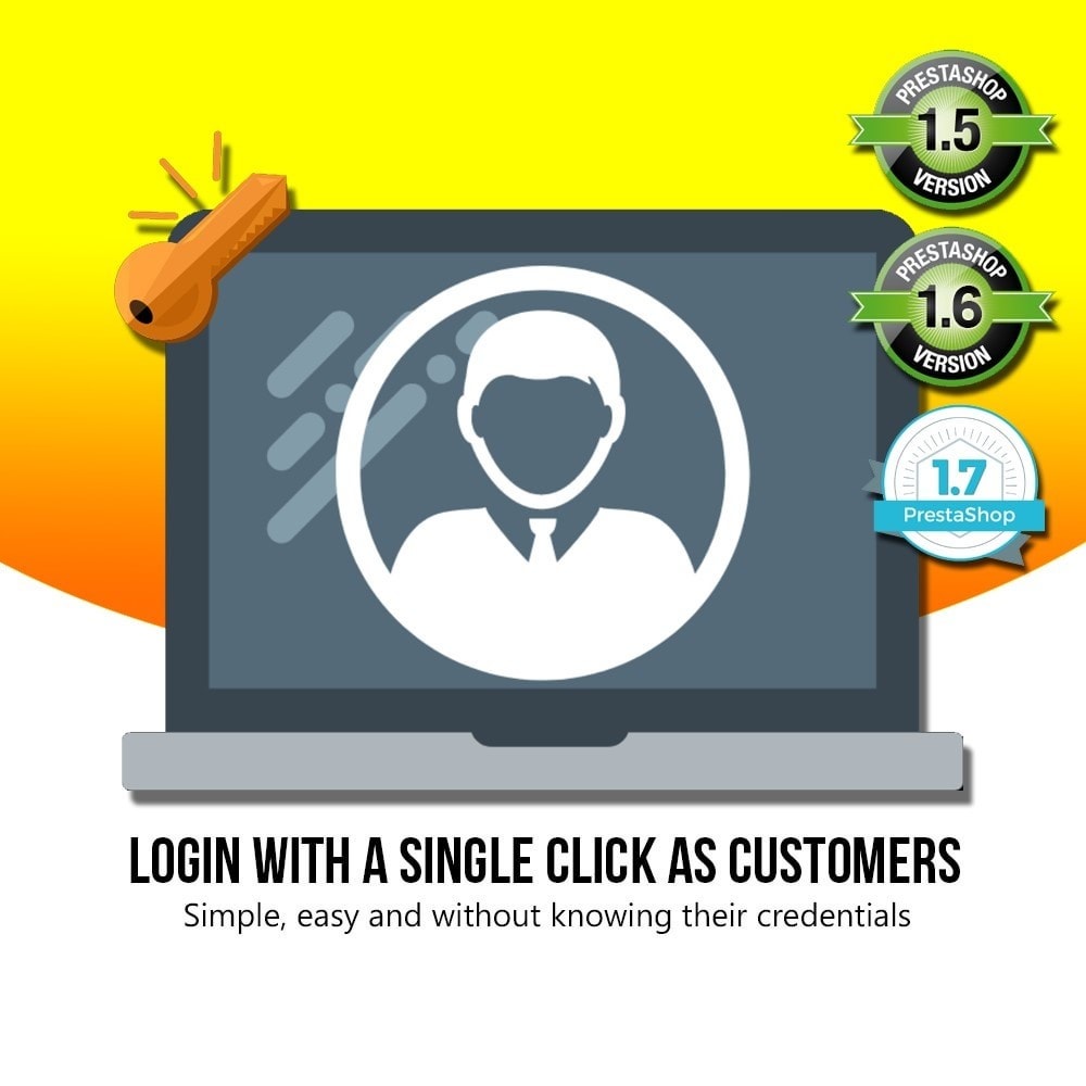 Module OneClick Login As Customer
