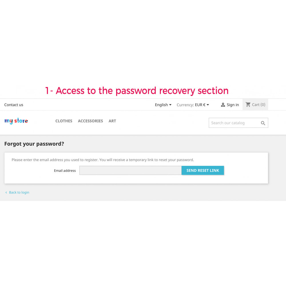 Module Advanced Recovery Password
