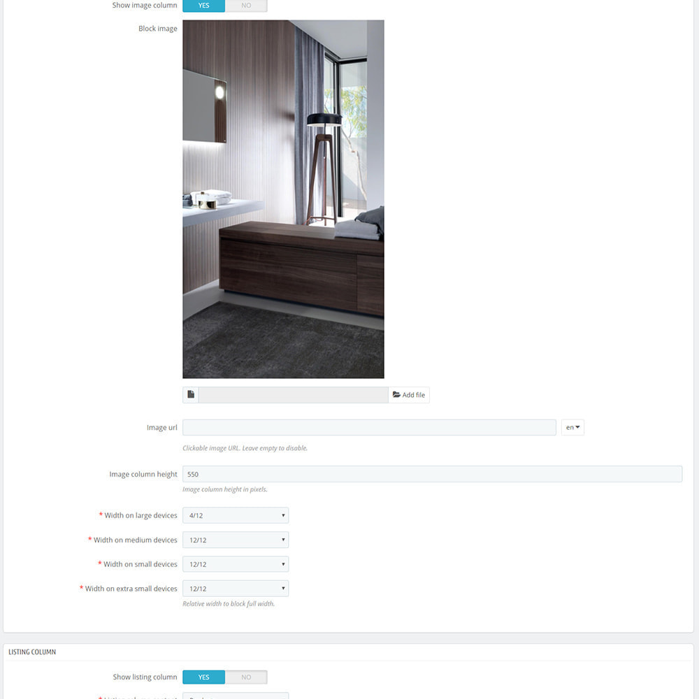 Module Custom product blocks and listings for homepage