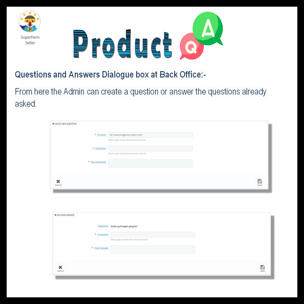Module Product Question and Answer -Ask Question, Get Answers