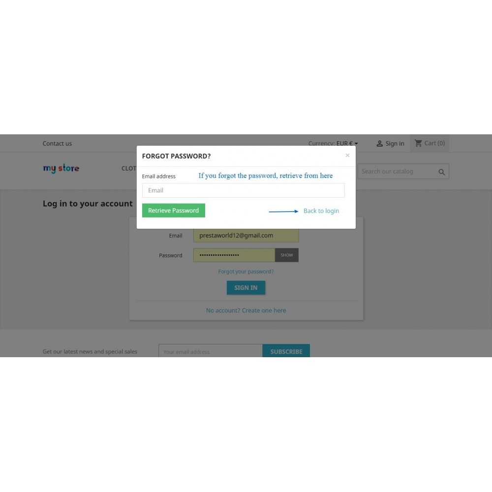 Module Ajax Login and Registration with Social (Quick) Login