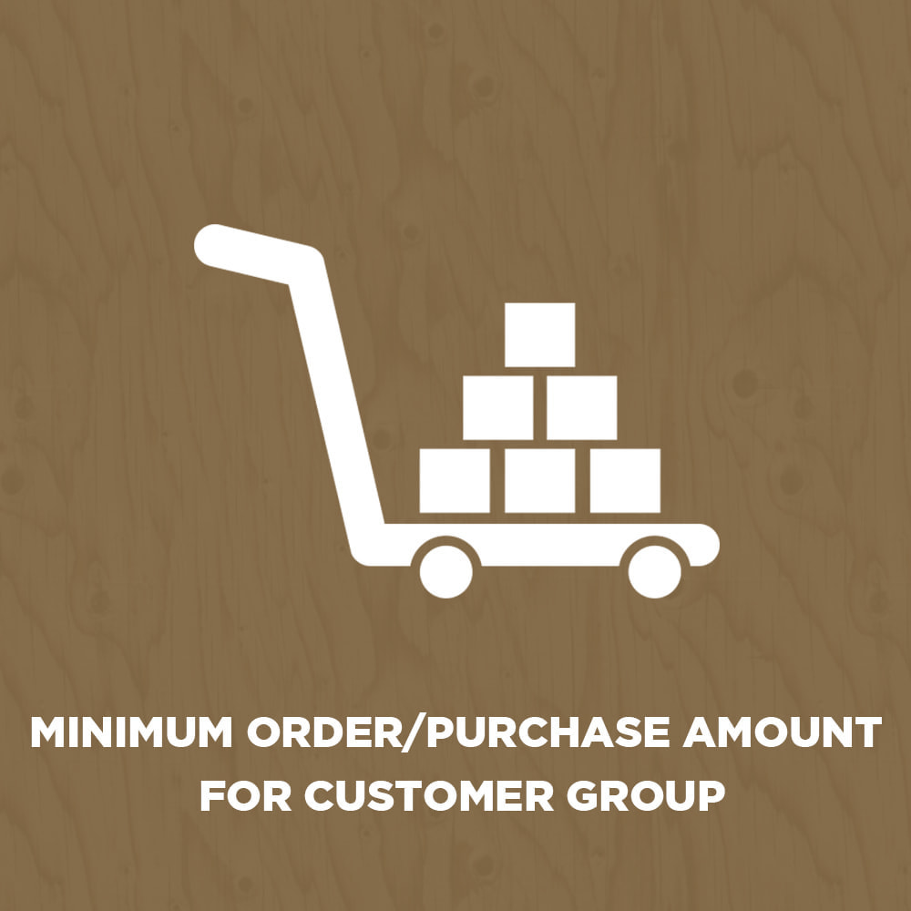 Module Minimum Order Purchase Amount By Customer Group
