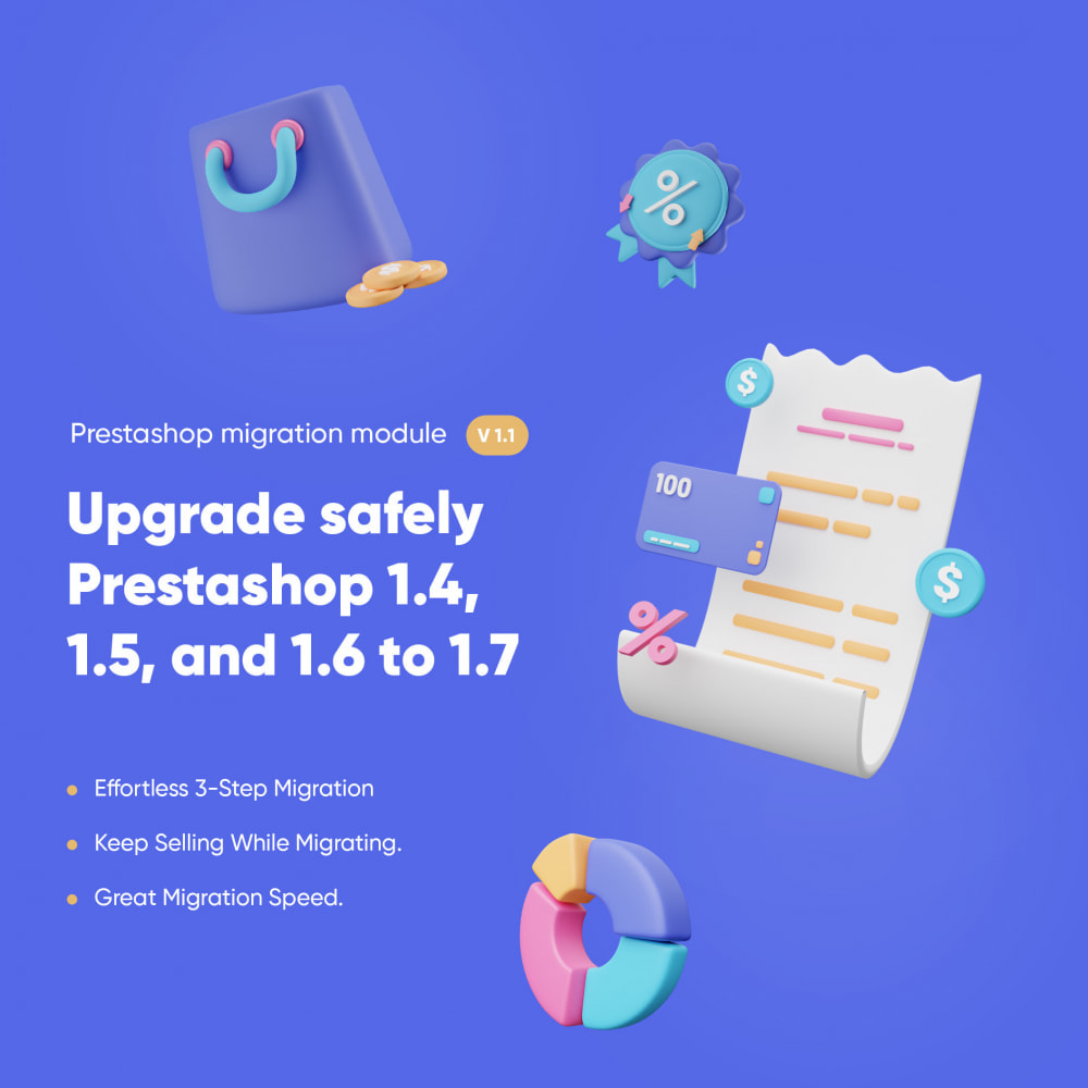 Module 1-Click Upgrade and Migrate Tool to Prestashop 1.7