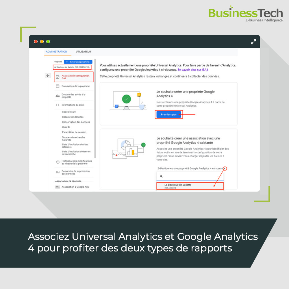 Module Google Analytics : GA4 et Universal-Analytics