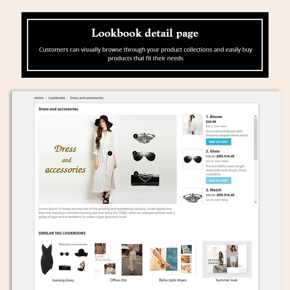 Module Lookbook – Shopping Image Gallery
