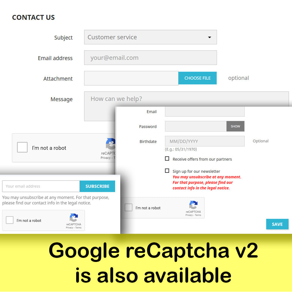 Module re Captcha - Anti Spam - recaptcha v3